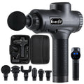 Everfit Pro Percussion Massage Gun — 30 Speeds, 6 Attachments, 8-Hour Battery